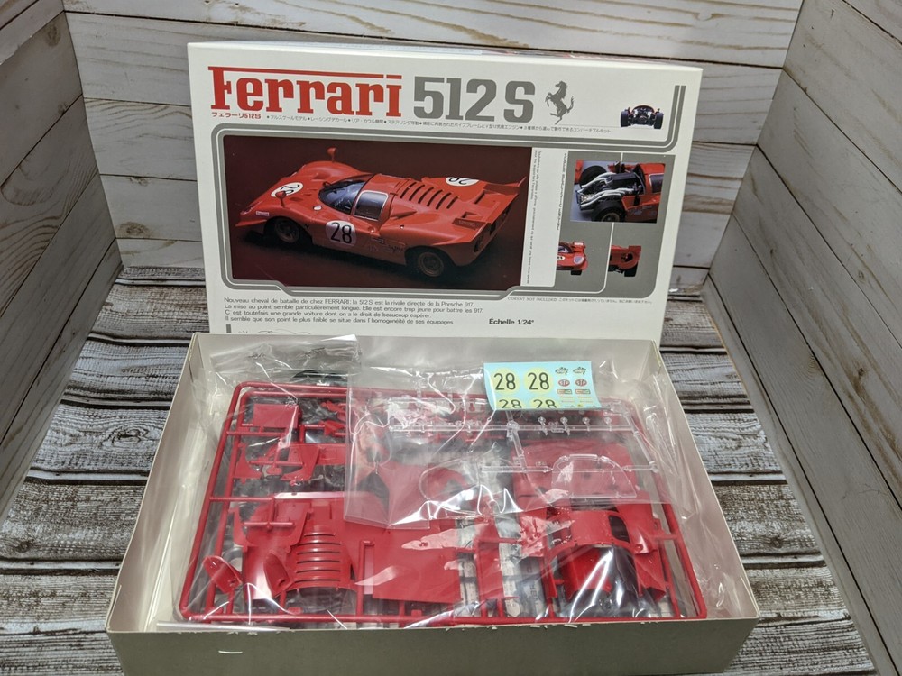 Union Model Co Ferrari 512S Plastic Model Kit