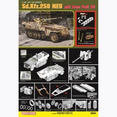 Dragon #6884 1/35 Sd.Kfz.250 NEU mit 5cm PaK 38