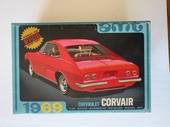 1969 Covair Original Issue Partially Built AMT Model Kit