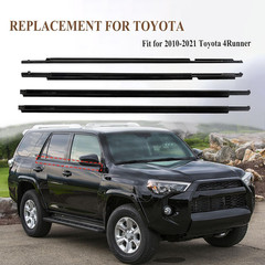 Window Molding Trim Seal for 2010-2021 Toyota 4Runner,Black Outer Door Weather S