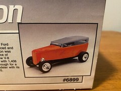 AMT ERTL 1932 Ford Phaeton 1:25 Skill-2 open box Build 1 of 2 Ways 1989 #6899