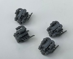 4pc 1/64 Resin LSX Whipple Supercharged Engine Hot Wheels Diecast Custom Parts