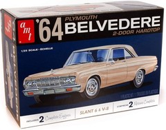 1964 Plymouth Belvedere w/Straight 6 Engine 2T, 1:25 1188M, White
