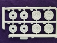 1960 Chevy Nomad Station Wagon STEEL WHEELS from AMT 1:25 Model Kit 60 STEELIES