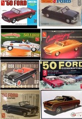 1950 Ford Convertible RADIATOR for AMT 1:25 Model Kit 50