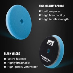 Spta Hd Buffing Polishing Pads 6 Inch Orbital Buffer Pads Hook And Loop Buffing