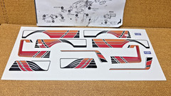 1972 CHEVY BLAZER DECALS & INSTRUCTIONS 1:25 scale AMT Model Kit PARTS