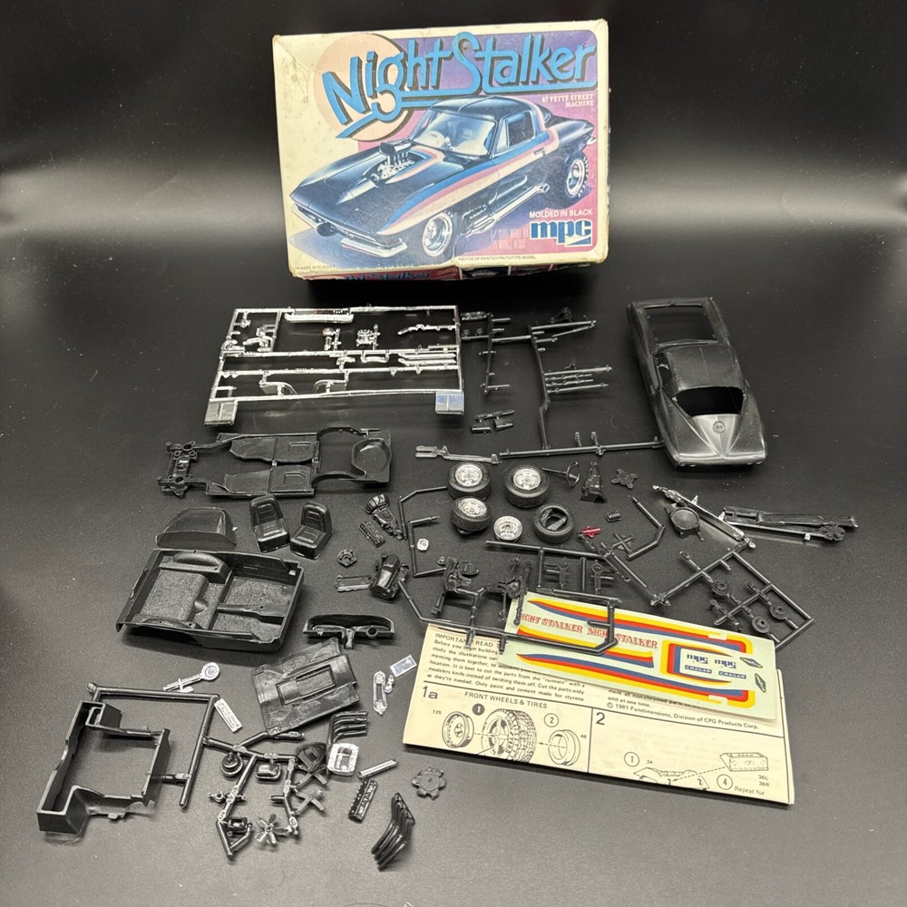 Night Stalker ’67 Corvette Street Machine MPC 1:25 Model Kit 1-3716