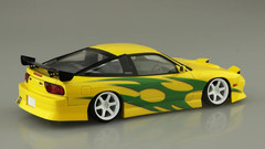Aoshima 1/24 1996 Nissan 180SX RPS13 Tuned Custom URAS V1 Wheel Model Kit