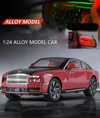 1:24 Rolls Royce Spectre Alloy Diecast Model Car with Sound & Light – Luxurious