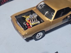 VINTAGE SURVIVOR MPC.REVELL.AMT. JO-HAN BUILT MODEL 🚗 CUSTOM PLYMOUTH CUDA..