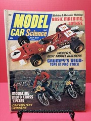 VINTAGE MODEL CAR SCIENCE MAGAZINE JULY 1972 LAST KNOWN ISSUE MADE