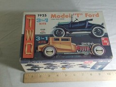 Vintage AMT 1925 Model T Ford Trophy Series Model Kit Junkyard Parts Built