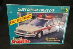 NIB Revell Snaptite Chevy Caprice Police Car. 1/25. #6293 – Factory Sealed