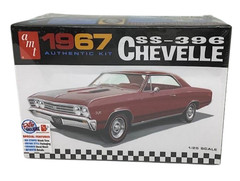 1967 Chevelle SS-396 Car Plastic Model Kit AMT 1:25 1388 Skill 2 Authentic NEW