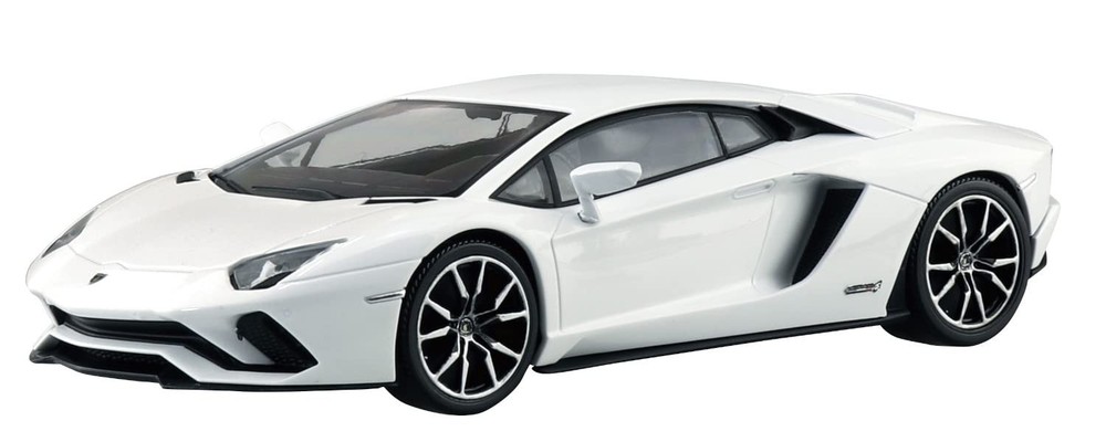 AOSHIMA 1/32 The Snap Kit Series Lamborghini Aventador S Pearl White Color-coded
