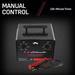 250A Manual Timer-Controlled Car Battery Charger and Engine Starter, 6/12V for P