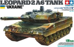 TAMIYA 1/35 scale Limited Edition LEOPARD 2 A6 TANK UKRAINE Model kit ‎25207 New