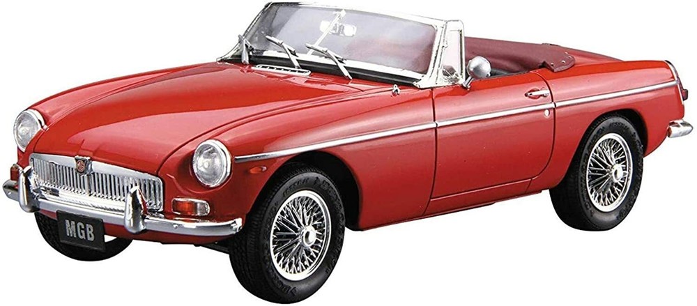 Aoshima The Model Car 101 BLMC G/HM4 MG-B MK-2 1968 1/24 scale kit Japan
