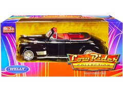 Welly 22411LRW-BK 1941 Chevrolet Special Deluxe Convertible 1/24 Diecast Model