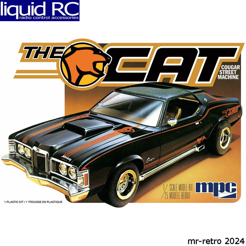 MPC 1004 1/25 1973 Mercury Cougar The Cat Plastic Model Kit