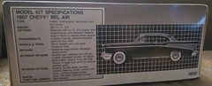 CHEVY BEL AIR SPORT COUPE 1957 Model 1/25 AMT ERTL CUSTOM KIT SEALED 1990 New