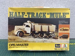 Vintage Revell/Italeri 1/35 Scale Opel Half-Track “Mule” Model Kit #H-2116