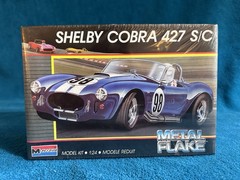 Monogram Shelby Cobra 427 S/C Metal Flake 1:24 Model Kit Sealed #2764