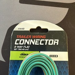 60 In., 4-Way Flat Trailer Light Wiring Connector