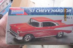 Monogram 1957 Chevy Chevrolet Hardtop Kit 1:24 #85-2225 factory sealed