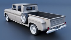 3d Printed 1/25 1965 Gmc Crew Cab Pickup Model Kit