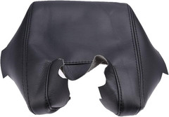 Black Leather Center Console Lid Armrest Cover Skin Replacement for Acura TL 200