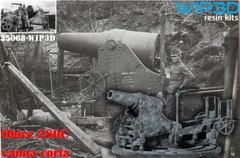 WIP 3D 1/35 Howitzer 280C Resin kit