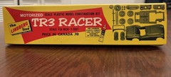 The Lindberg Line~TR3 Racer~Kit No 6240:75~Blue-Rubber Band Powered