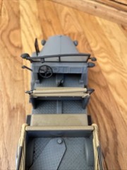 WW#2 GERMAN COMMAND CAR HORCH Kfz.15 Plastic Toy, LENGTH 9.5″ INCHES Collectible