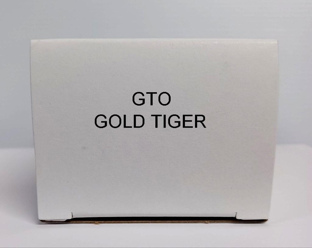 1966 Pontiac GTO Gold Tiger Tom Mcan Promo Model Box Replica NO CAR