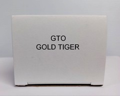 1966 Pontiac GTO Gold Tiger Tom Mcan Promo Model Box Replica NO CAR