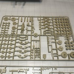 VINTAGE 1976 REVELL IITALAEREI ASSAULT TANK M40-M41 1/35 SCALE MODEL KIT H-2104