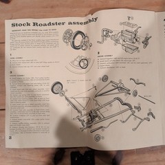 Vintage AMT 1929 Ford Model A Mod Rod Model Kit Instructions Only