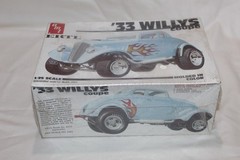 NEW 1979 AMT Ertl 6570 1/25 1933 Willys Coupe 427 Cammer Gasser Model Kit