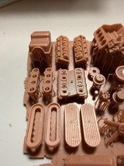 1/25th 351 Cleveland Cross Boss Dual Auto lite 4bbl Carbs