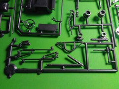 1976 Chevy Vega Funny Car Dragster 1/25 frame chassis axle rear end roll cage