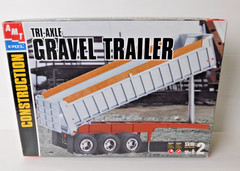 AMT/ERTL 31006 Tri Axle Gravel Trailer NEW OPEN BOX (2001) Bags Sealed