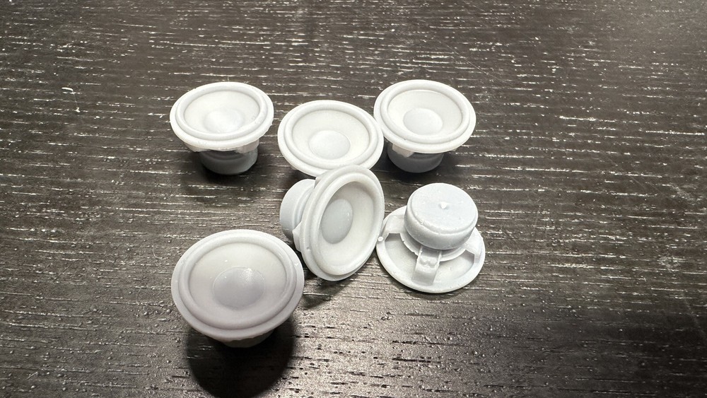 6 – 15” Subwoofers 1/25 Scale 3d Printed
