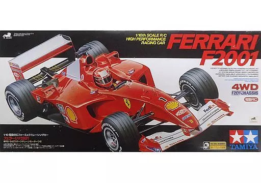 TAMIYA 58288 Ferrari F2001 1/10 RC Formula 1 Racing Car Kit 4WD Used Japan Boxed