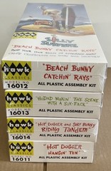 Lot Of 4 BRAND NEW SEALED Hawk Silly Surfers Model Kits 2003 FAST SHIPPING