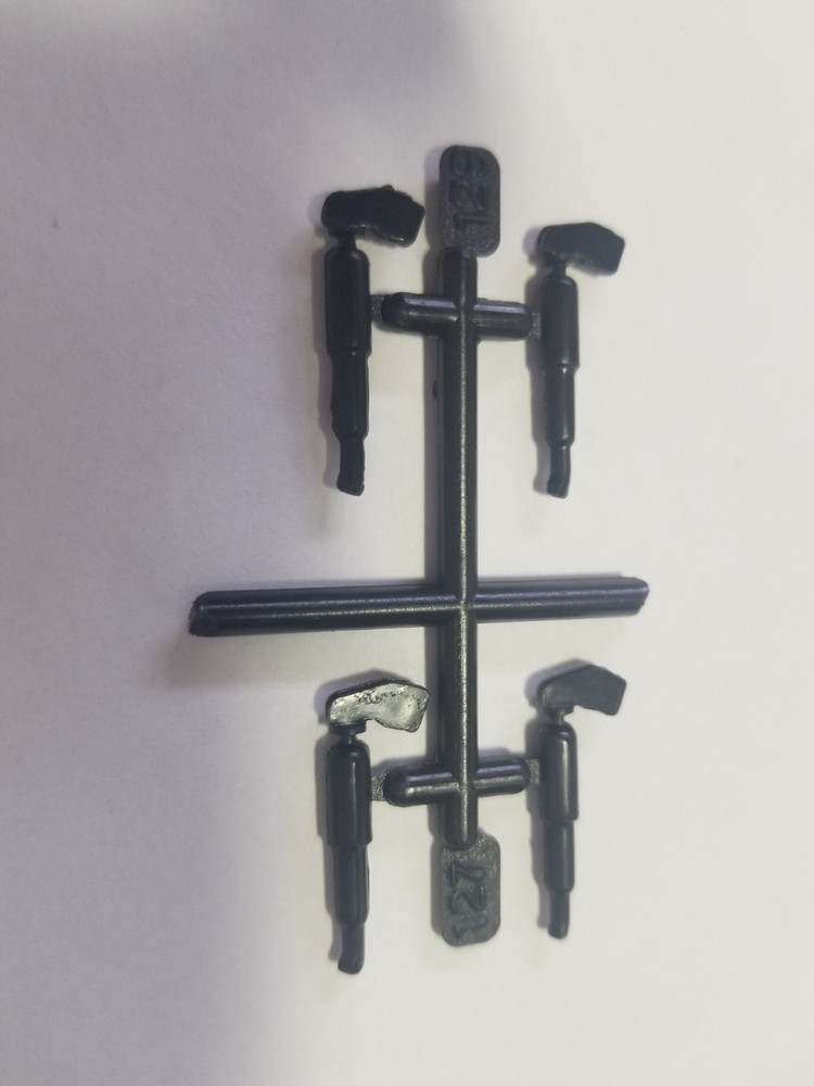 Kenworth Aerodyne Cab Over REAR SHOCK ABSORBERS from AMT 1:25 Model Kit SHOCKS