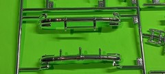 1947 Chevy Moebius Galaxie 1/25 Bumper Grill Head Lamp Buckets Chrome Sprue