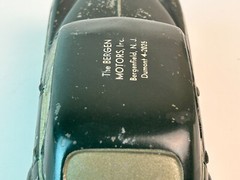 National Products Pot Metal 1949 Dodge Promo Car with Base Plate