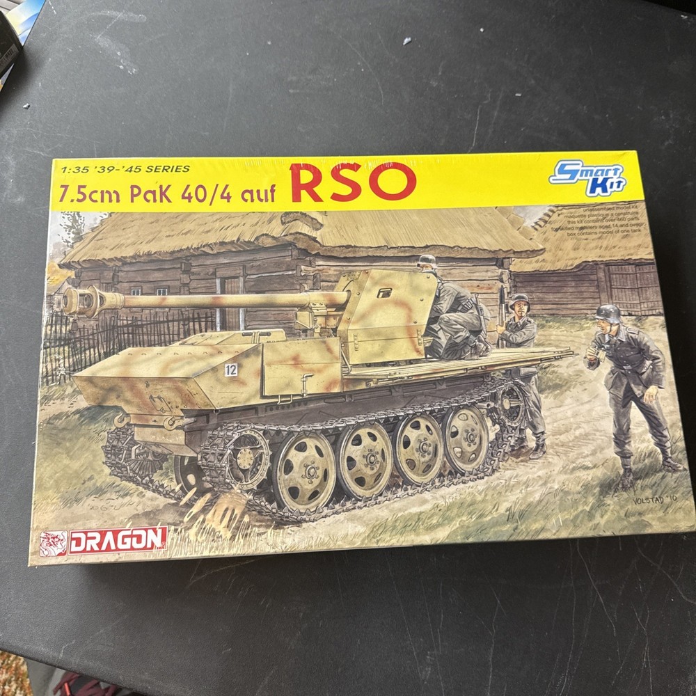 Dragon 6640 German 7.5cm Pak 40/4 auf RSO 1/35